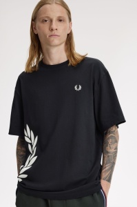 FRED PERRY M2440 102 TEXTURED MAJICA BLK