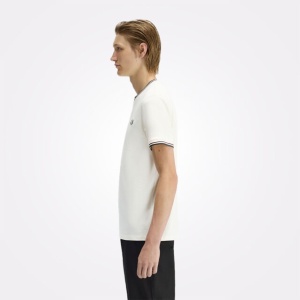 FRED PERRY M1588 84A TWIN MAJICA ECRUOG