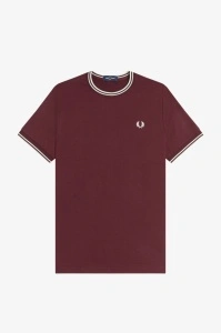 FRED PERRY M1588 64A TWIN MAJICA OXBLOODE