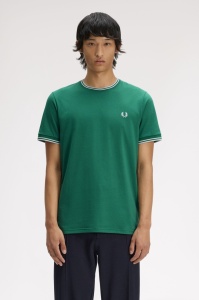 FRED PERRY TWIN MAJICA SGREENL