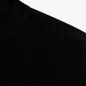 FRED PERRY K6507 102 WAFFLE DŽEMPER BLK