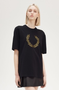 FRED PERRY ZENSKA G8154 102  MAJICA LAUREL BLK