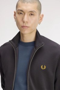FRED PERRY J3340 61C ZIPTHROUGH DUKS AGREY