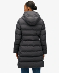 SUPERDRY W5011982_PIJ CITY MID PADDED ŽENSKA JAKNA EBONY