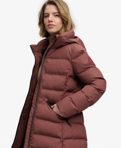 SUPERDRY W5011982_1XO CITY MID PADDED ŽENSKA JAKNA MARRON BROWN