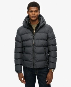 SUPERDRY M5011905_H1P PUFFER JAKNA EBONY