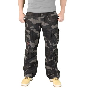 SURPLUS AIRBORNE PANTALONE BLK CAMO