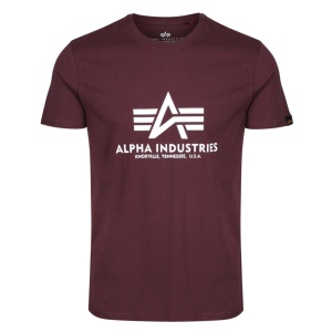 ALPHA INDUSTRIES BASIC MAJICA DMAROON