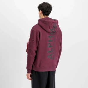 ALPHA INDUSTRIES 178318 608 DUKS KAP BACKPRINT DCHERRY