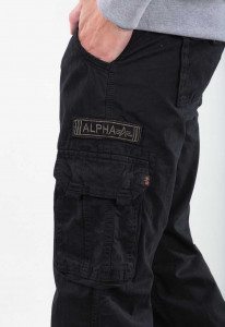 ALPHA INDUSTRIES JET PANTALONE BLACK