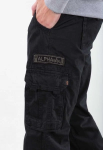 ALPHA INDUSTRIES JET PANTALONE BLACK