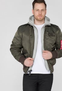 ALPHA INDUSTRIES 183110  MA1 DTEC JAKNA REP GREY