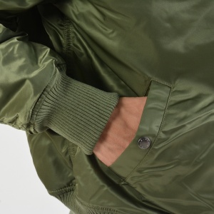 ALPHA INDUSTRIES  MA1 DTEC JAKNA SGREEN