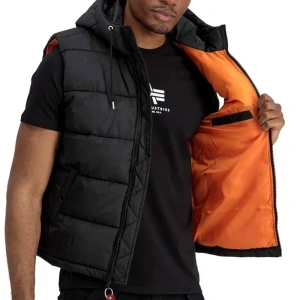 ALPHA INDUSTRIES 118110 03 PRSLUK HOODED FD BLK