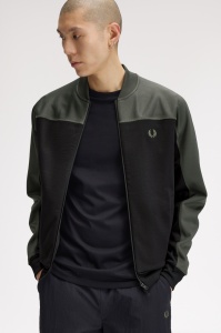 FRED PERRY J3305 638 COLOUR JAKNA FGREEN