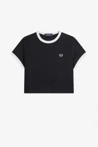 FRED PERRY G9163 102 CROPPED MAJICA BLK