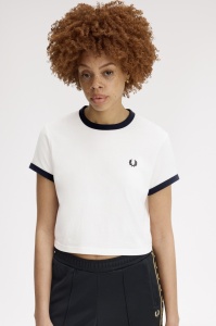 FRED PERRY G9163 129 CROPPED MAJICA SWHT 