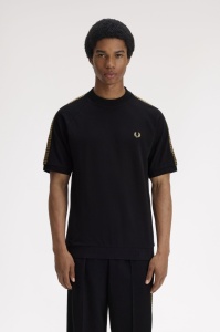 FRED PERRY M2307 102 CROSS MAJICA BLK