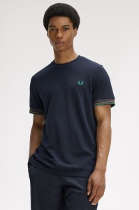 FRED PERRY M2396 608 CUFT MAJICA NAVY