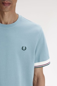 FRED PERRY M2396 Z20 CUFT MAJICA SBLUE