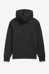 FRED PERRY DUKS ZIP KAP BLK 198 J7536 198
