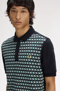 FRED PERRY M2454 102 GEOMETRIC POLO MAJICA