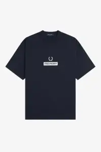 FRED PERRY GRAPHIC MAJICA NAVY