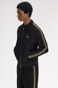 FRED PERRY J2302 102 CROSS TAPE JAKNA BLK