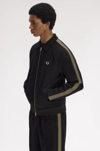 FRED PERRY J2302 102 CROSS TAPE JAKNA BLK