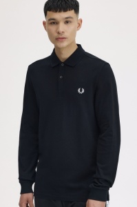 FRED PERRY M6006 350 LONG MAJICA BLACKW