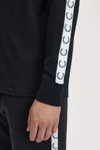 FRED PERRY M4621 102 LONG MAJICA BLACK