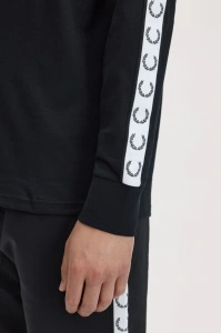 FRED PERRY M4621 102 LONG MAJICA BLACK
