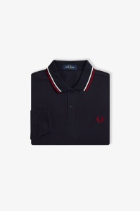 FRED PERRY M3636 T55 LONG MAJICA NAVYBR