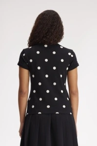 FRED PERRY SG3104 102 POLKA DOT MAJICA BLACK