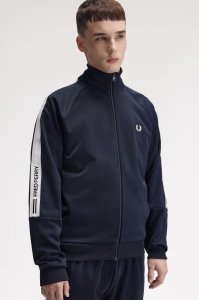 FRED PERRY J3301 608 PRINT JAKNA NAVY