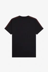 FRED PERRY M4613 50C RINGER MAJICA BLACK