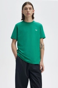 FRED PERRY M3519 X87 RINGER MAJICA LGREEN