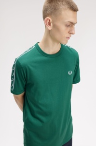 FRED PERRY M4613 Z18 RINGER MAJICA SGREEN