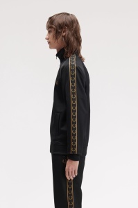 FRED PERRY J5557 S77 TAPED JAKNA BLKSS