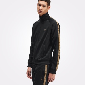 FRED PERRY J5557 S77 TAPED JAKNA BLKSS