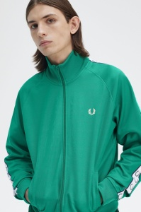 FRED PERRY TJ4620 X87 TAPED JAKNA LGREEN