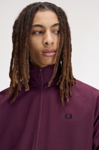FRED PERRY J5557 37C TAPED JAKNA PLUM