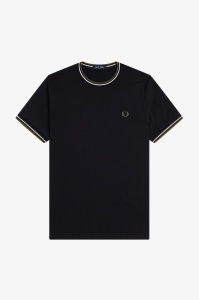 FRED PERRY M1588 W54 TWIN MAJICA BLKELWG