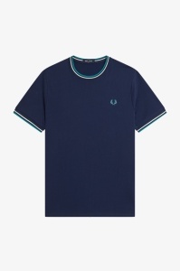 FRED PERRY TWIN MAJICA BLUESWD
