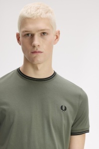 FRED PERRY M1588 Z50 TWIN MAJICA LWGREENB