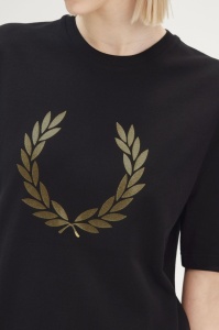 FRED PERRY ZENSKA G8154 102  MAJICA LAUREL BLK