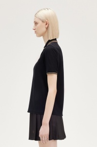 FRED PERRY ZENSKA G3600 X72 POLO MAJICA BLKMG