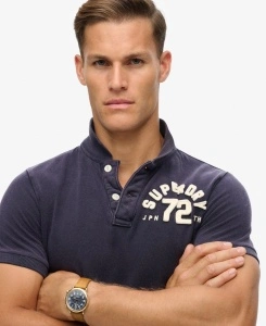SUPERDRY M1110396 98T MAJICA POLO ENAVY