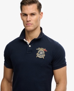 SUPERDRY M1110466A 49P POLO MAJICA DNAVY 
