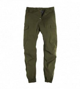VINTAGE INDUSTRIES CLYDE PANTALONE OLIVE